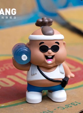 棒潮玩  UNBOX CHUBBI CHEEKS BUSY STREET 肥仔BB盲盒 潮玩公仔