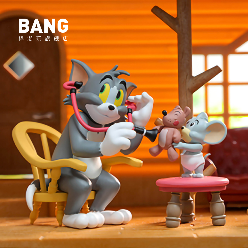 棒潮玩猫和老鼠TOM and JERRY日常生活2动漫盲盒潮流玩具手办-封面