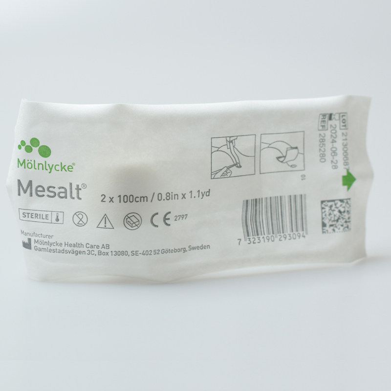 美盐mesalt高渗盐水敷料清创敷料2x100cm墨尼克原装进口 医院同款