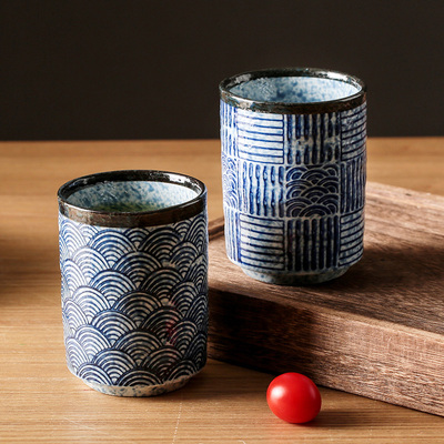 复古风日式陶瓷随手杯餐厅商用