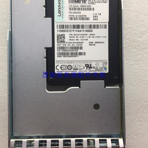 /RD550 650 1.6TB SSD SAS12G 4XB0K12263 00XH054硬盘议价