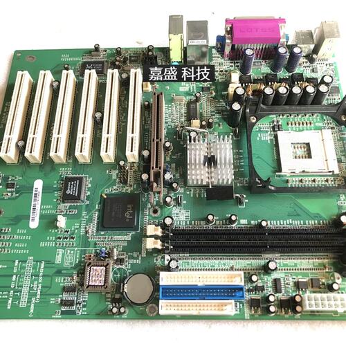控创 886LCD/ATX F845G 工控设备机主板 6 条PCI槽 测试好议价