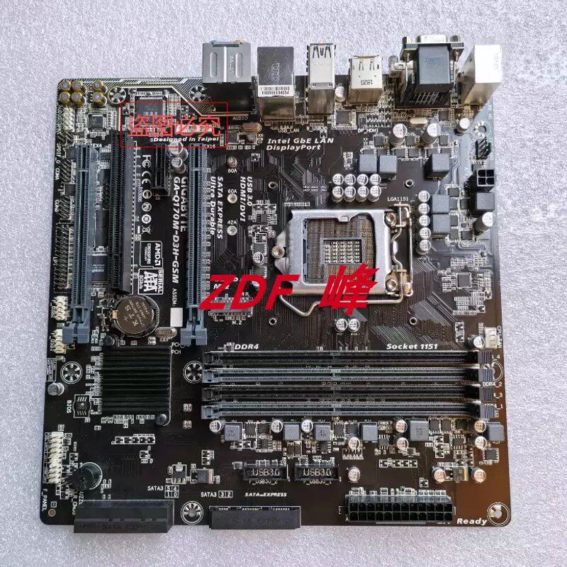 GA-Q170M-D3H-GSM 电脑主板 支持6/7代CPU 1151针议价
