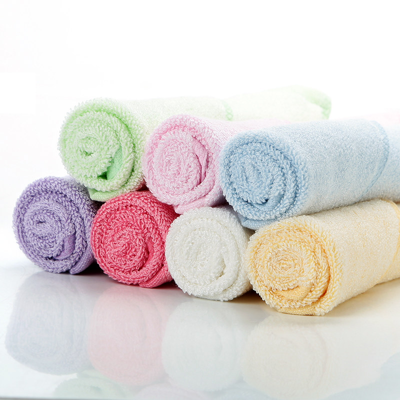 专柜正品竹纤维竹方巾 凌红品牌婴儿口水巾女士卸妆巾刷碗巾包邮