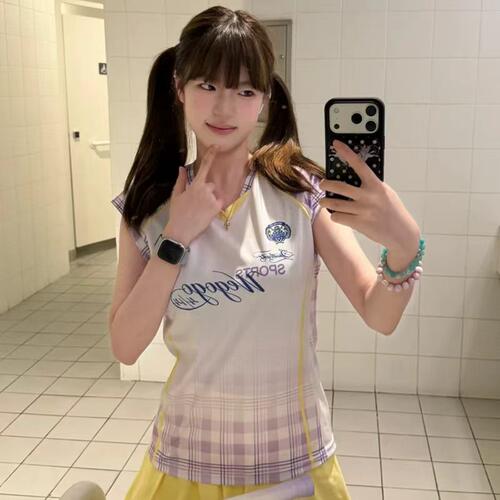 WEGOGO“紫薯布丁”小飞袖羽球服