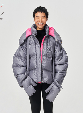 佐料女装ZDA4R359女士短羽绒