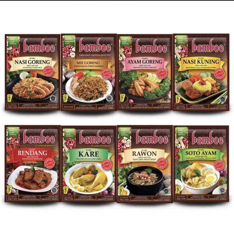 印尼Bamboe Bumbu山竹牌调味酱料*2袋 炒饭料酱Nasi Groeng巴东包