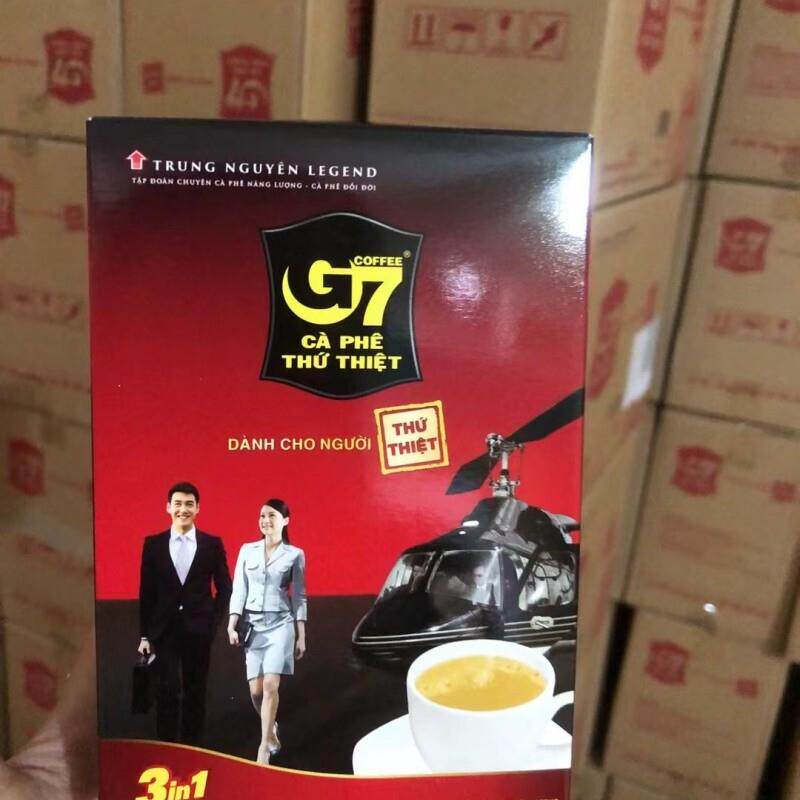 越南咖啡中原G7咖啡288g三合一速溶咖啡盒装特浓正品包邮整箱24盒