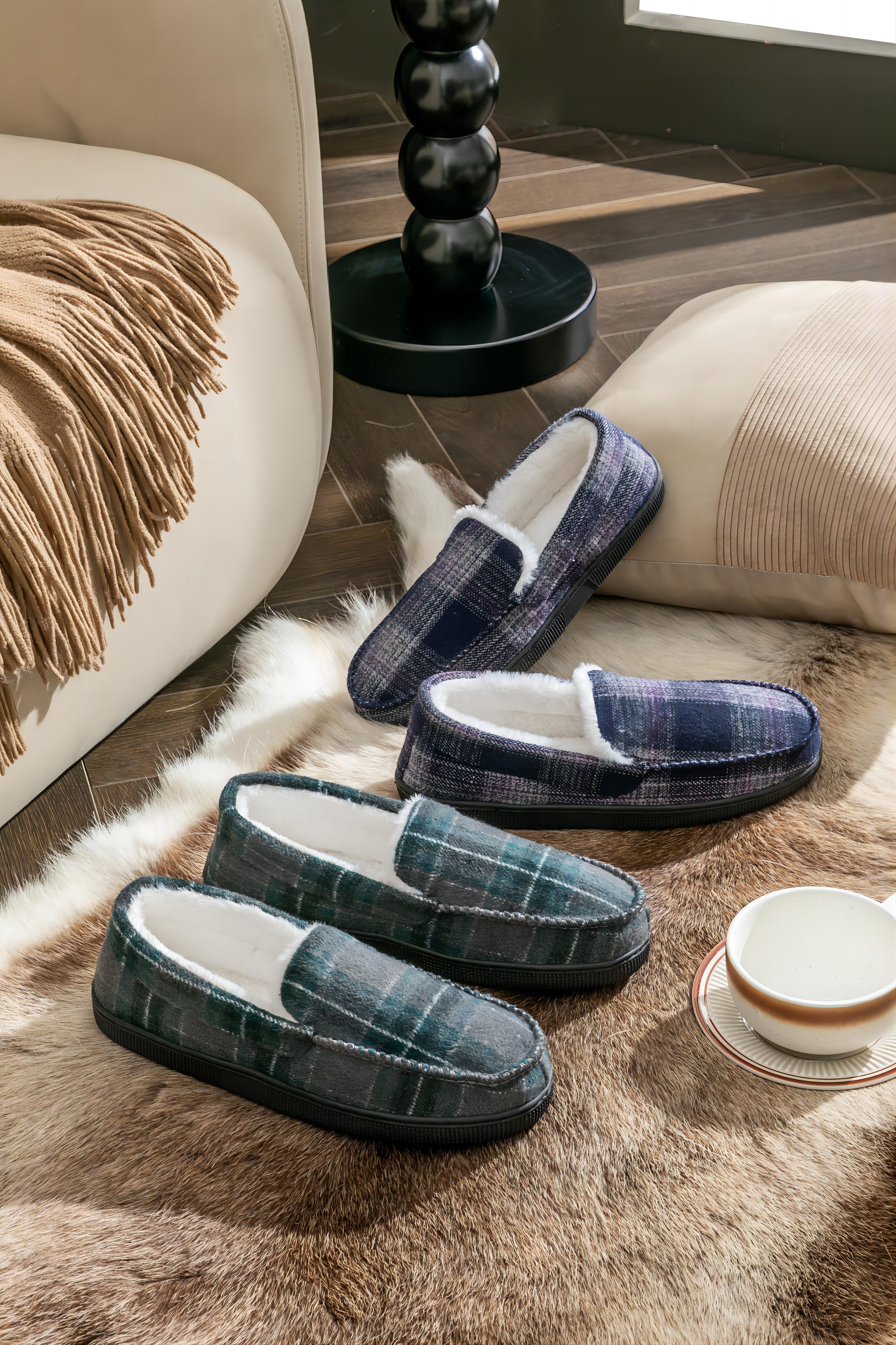 外贸品男士秋冬棉鞋加绒加厚 豆豆鞋复古低帮休闲拖鞋,流行男鞋,乐福鞋（豆豆鞋）,淘宝优惠券,粉丝福利购,淘宝优惠卷