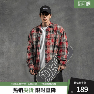 长袖 复古大码 轻薄健身运动外套 男春季 鹿家门巴恩风穿搭格子衬衫