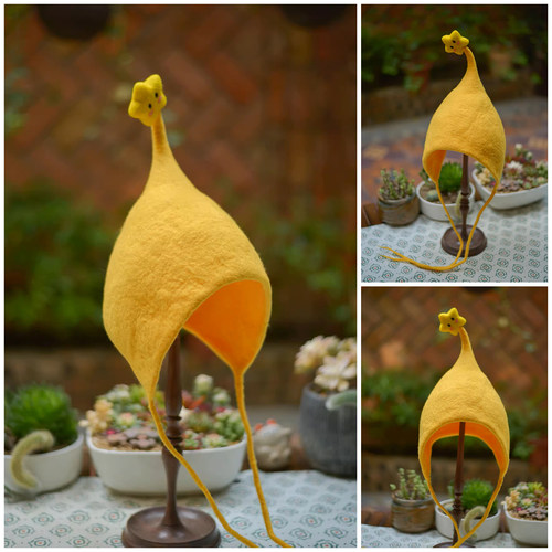 布料星星帽遮耳帽影楼拍照道具