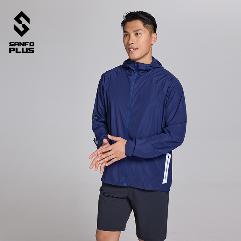 SANFO PLUS男士透气防晒衣防紫外线春夏户外运轻薄防晒服