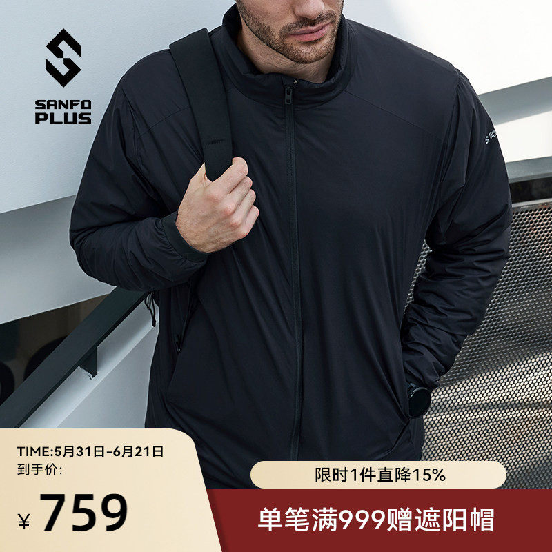 SANFO PLUS轻量保暖防风棉服暗夜P棉夹克二代-21091