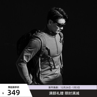 三夫户外SANFO PLUS半拉链抓绒衣Polartec秋冬户外保暖抓绒外套