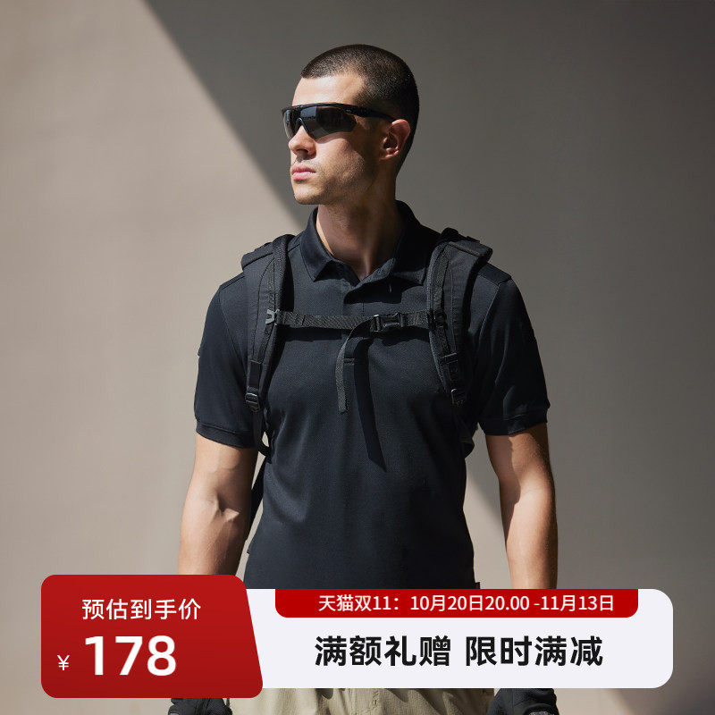 SANFO PLUS冰雾战术COOLMAX FRESH户外速干POLO衫男22818