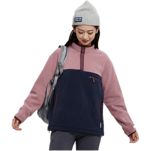 SANFO PLUS野趣Polartec抓绒半开衫运动户外保暖冬季款23023N