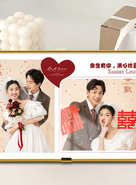 定制相框摆台洗照片婚纱照结婚照