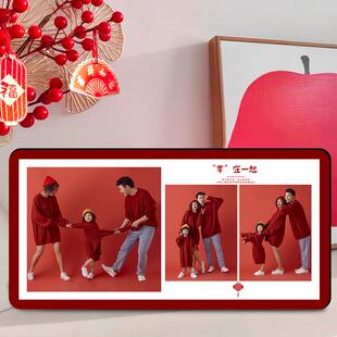 全家福相框定制照片制作挂墙相片带冲印冲洗打印洗印做成水晶摆台