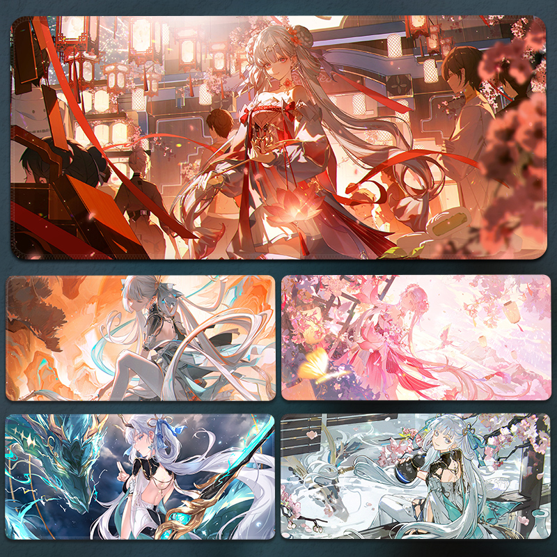 鸣潮今夕鼠标垫超大号电脑桌垫