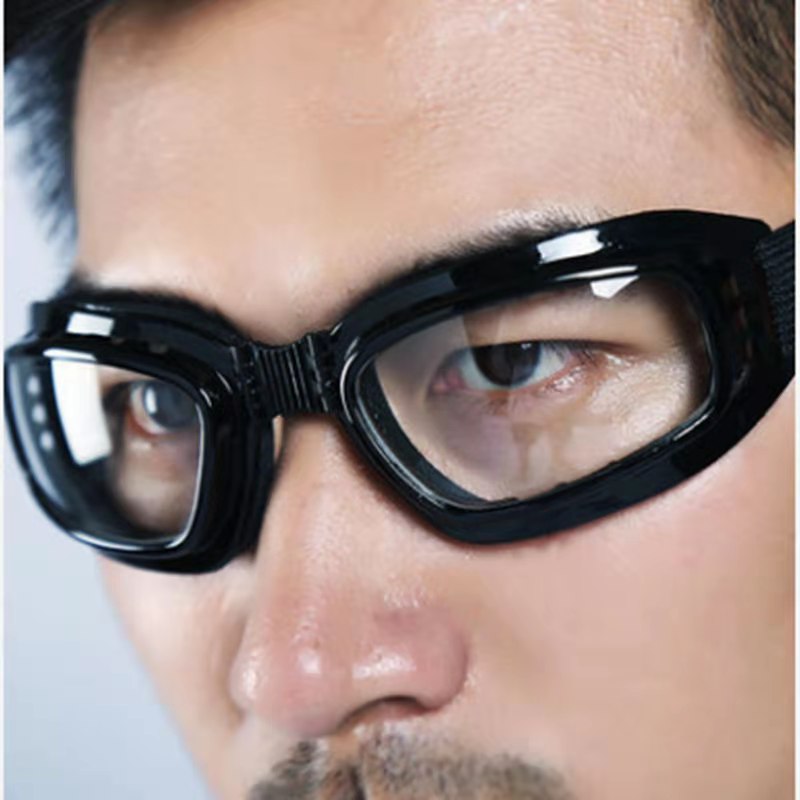折叠防沙封闭打磨男女骑行眼镜