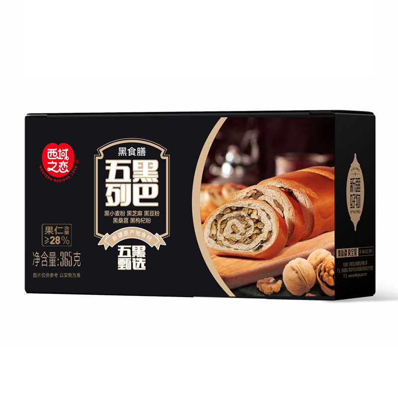 五黑早餐列巴片新疆直发