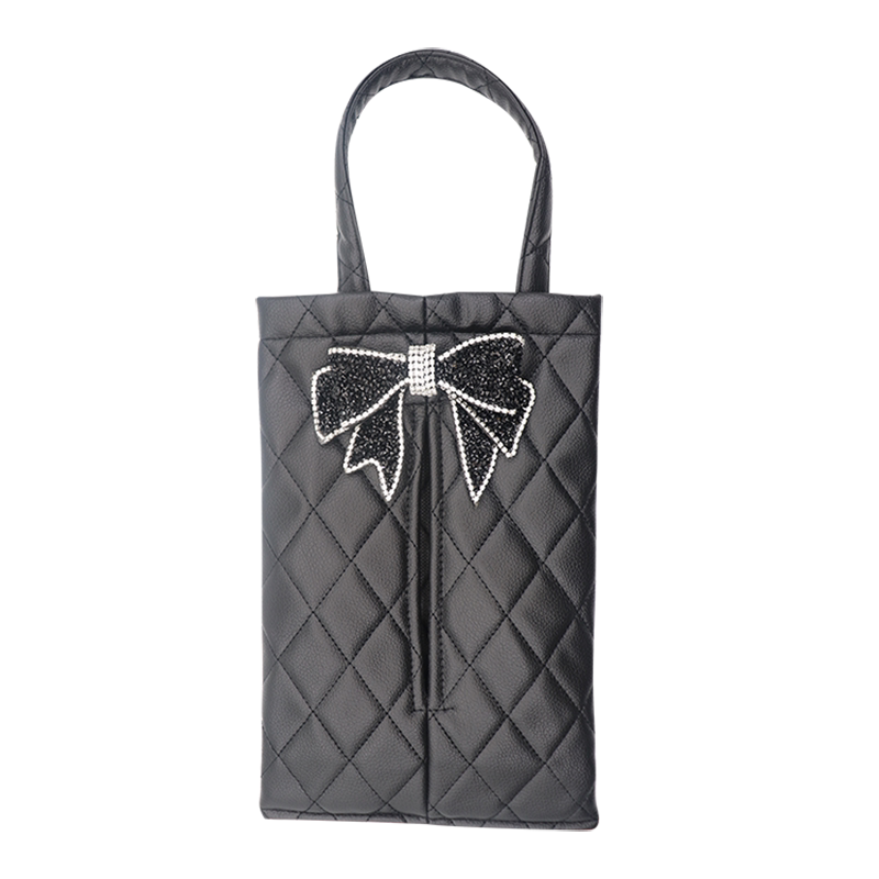 创意车载纸巾盒个性挂式皮革汽车