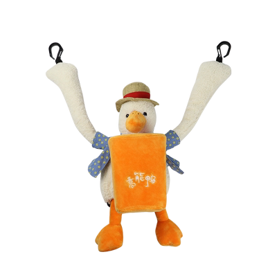 创意车载纸盒可爱鸭子多功能