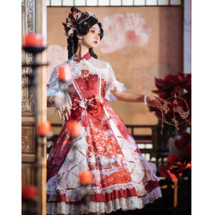 中华风lolita洛丽塔华丽款 现货fs全款 九色鹿