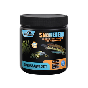 绘彩雷龙鱼饲料阿萨姆眼镜蛇奶茶巴卡铅笔鱼食发色小颗粒专用鱼粮