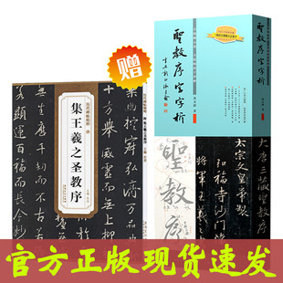 全2册 圣教序字字析 历代碑帖精粹 唐集王羲之圣教序 教程成人学生自学名家书法大师临摹字帖鉴赏研究书籍黄文新 天津人美安徽美术