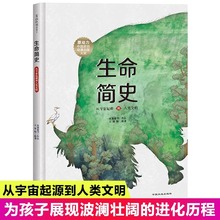 生命简史从宇宙起源到人类文明精装绘本正版儿童科普给孩子的生命简史百科大全书8-12岁小学生课外科普百科全书DK时间线上的全球史