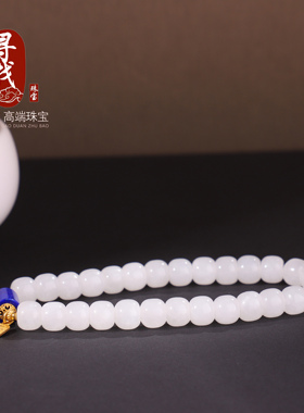 适合夏天佩戴的羊脂玉小串