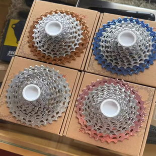 新款SIXWEEL 老六飞轮11/12速Evo公路车彩色飞轮特制钢航空铝超轻