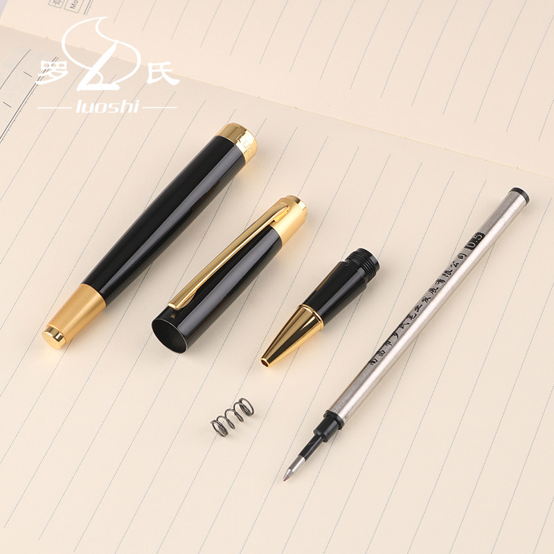 로슈 시그니처 펜 금속 비즈니스 고급 선물 펜 맞춤형 각인 기업 로고 선물 오브 펜 시그니처 싱글 펜 남녀 공용 젤펜 수성펜 시그니처 펜 카본 펜 학생 사무실 빌링 펜