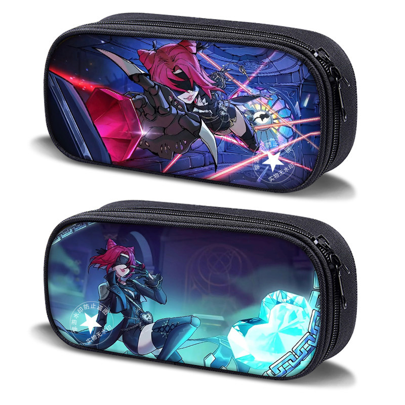 蛋仔派对逃出惊魂夜笔袋中小学生卡通游戏周边文具盒男女生爆款追捕者影爪梵蒂娅大容量收纳袋精美防水铅笔盒