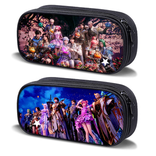 神印王座国漫大合照周边龙皓晨圣采儿创意文具盒陈樱儿李馨ins风高颜值铅笔袋大容量帆布防水痛包耐用学生党