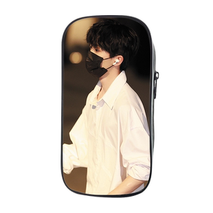 TNT马嘉祺帆布多层笔袋文具盒文具袋时代少年团文具铅笔袋多功能大容量高中生初中生小学生防水拉链新款笔盒