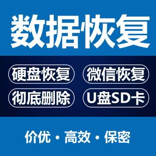 电脑U盘内存sd卡照片文件数据恢复软件移动硬盘修复硬盘维修服务