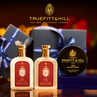 英国进口TruefittHill男士理容套装礼盒香水剃须膏男友情人节礼物