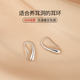 999纯银水滴耳环女简约高级养耳洞耳钉睡觉免摘2026新款 耳饰 爆款