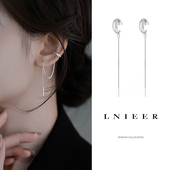 925纯银流苏耳环女夏季 冷淡风耳饰品 耳钉个性 耳线2025年新款 爆款