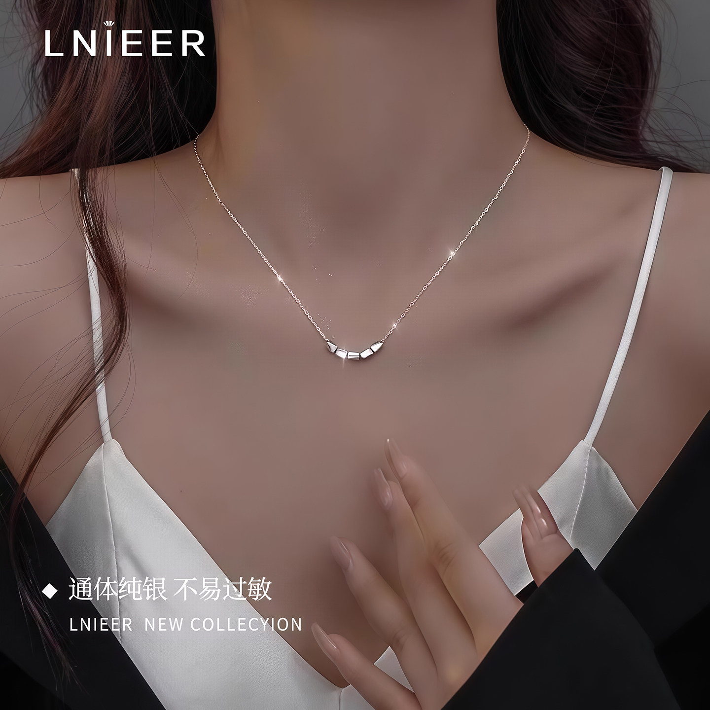 999纯银转运珠项链女轻奢小众设计高级感锁骨链2026新款爆款颈链