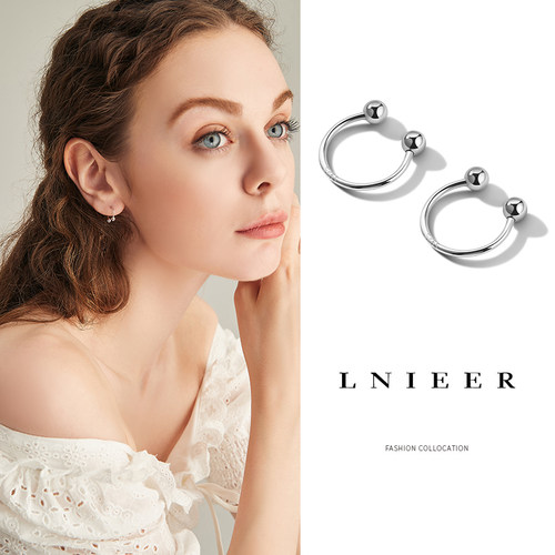 防掉耳钉925925纯银女