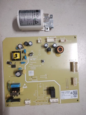 使用西门子博世冰箱KA50NE20TI电脑板8001169926主板滤波电容