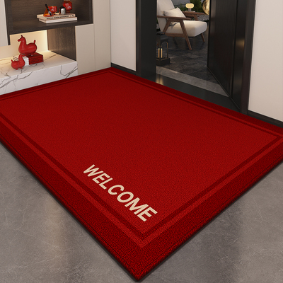 喜庆高级入户门地垫红色大门口