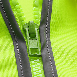 反光马甲多功能性建筑灰色包边多口袋施工地安全防护马甲反光背心