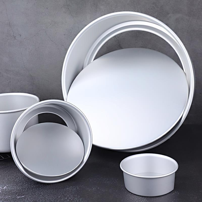 圆形活底蛋糕模具寸寸寸寸阳极防粘加高烘焙胚戚风蛋糕模具