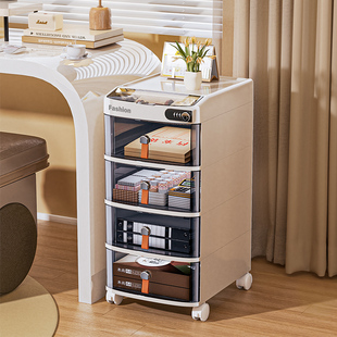 带锁收纳柜抽屉式贵重物品证件密码收纳盒办公室公私章隐私文件柜