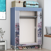 简易衣柜单人宿舍出租房组装 布衣柜经济型家用卧室挂衣柜结实耐用