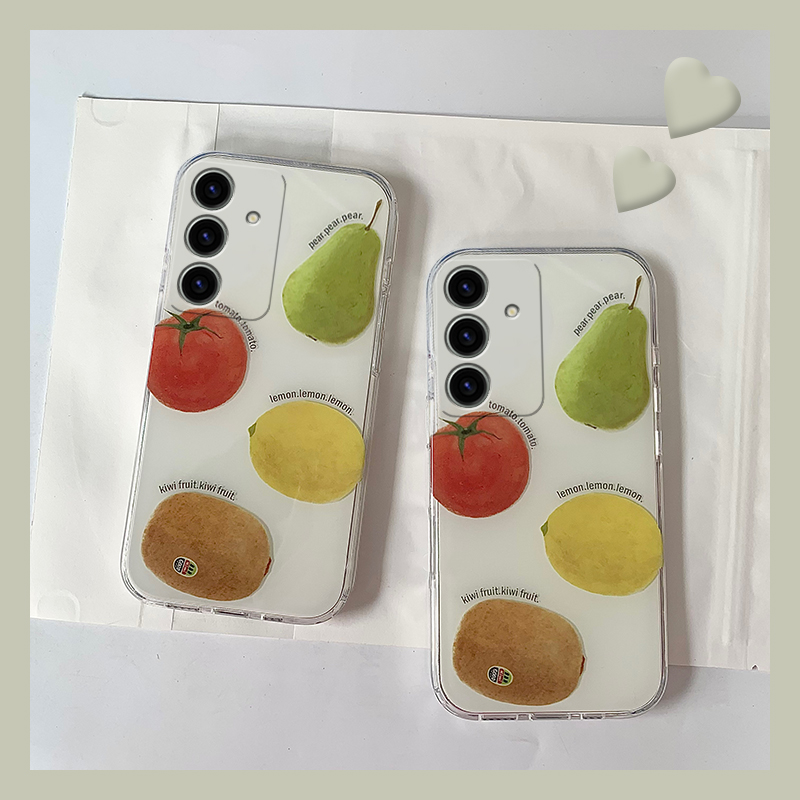 手机壳硅胶ins风水果西红柿雪梨